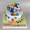 Mario and sonic cake. Price band D