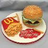 Burger and Fries cake. Price band F