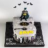 Superhero number cake. Price band E