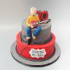 2 Tier guitarist cake. Price band CC