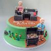 Garden BBQ cake. Price band E