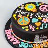 Hippy chic cake. Price band B