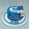 Everton Duncan Ferguson cake. Price band D