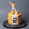 Freddy Mercury cake. Price band C