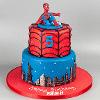 Superhero skyline cake. Price band DD
