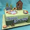 Garden and Shed cake. Price band D