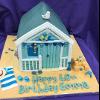 Beach Hut cake. Price band E