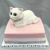 White cat cake. Price band D