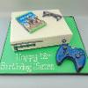 Games console cake. Price band E